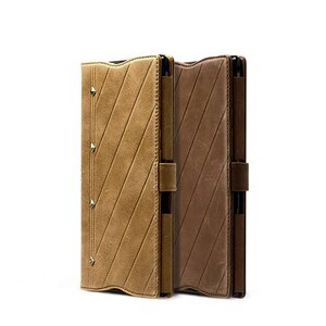 Zenus Sony Xperia Z Ultra Prestige Neo Vintage Diary Series -Dark Brown