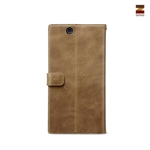 Zenus Sony Xperia Z Ultra Prestige Neo Vintage Diary Series -Vintage Brown