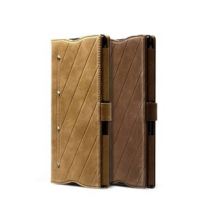 Zenus Sony Xperia Z Ultra Prestige Neo Vintage Diary Series -Vintage Brown