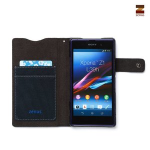 Zenus Sony Xperia Z1 Masstige Cambridge Diary Series -Navy