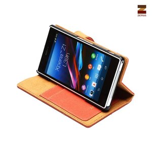 Zenus Sony Xperia Z1 Masstige Cambridge Diary Series Orange