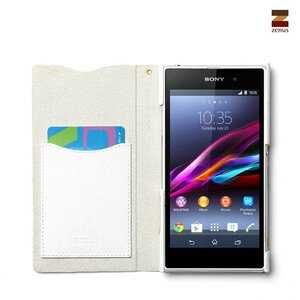 Zenus Sony Xperia Z1 Prestige Minimal Diary Series -White