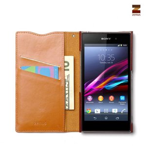 Zenus Sony Xperia Z1 Prestige Signature Diary Series -Sand Beige