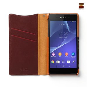 Zenus Sony Xperia Z2 Prestige Signature Diary Series - Wine