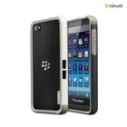 Walnutt Blackberry Z10 Walnutt Bumper Trio Series -White/Dark Grey