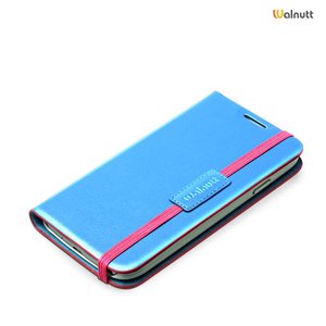 Walnutt Galaxy S4 Walnutt Color Touch Diary Series Blauw
