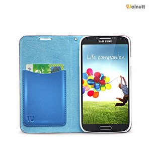 Walnutt Galaxy S4 Walnutt Color Touch Diary Series Blauw