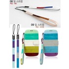 Zenus Hand Strap Eel Leather Series - Multi Green