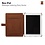 Zenus Ipad 2, 3 en 4 Masstige Lettering Diary Series - Brown