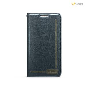 Walnutt Galaxy S4 Line Edge Diary Series - Navy