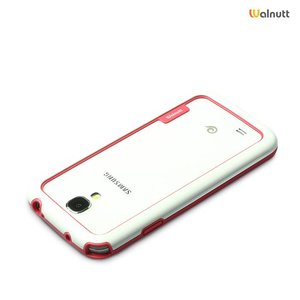 Walnutt Galaxy S4 Walnutt Bumper Solid Series - White / Pink