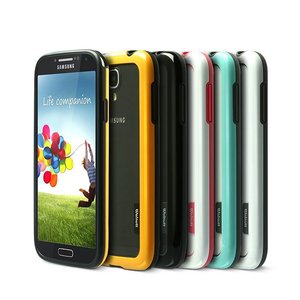 Walnutt Galaxy S4 Walnutt Bumper Solid Series - Yellow / Black