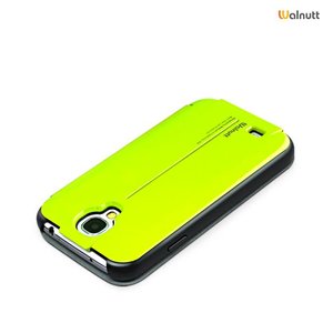 Walnutt Galaxy S4 Walnutt Flip Jacket Series - Lime