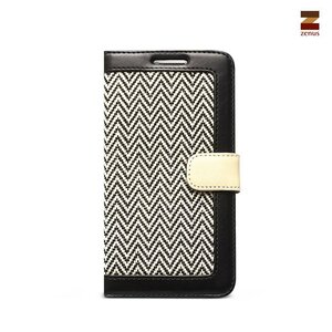 Zenus LG G2 Masstige Herringbone Diary Series -Black