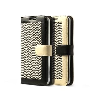 Zenus LG G2 Masstige Herringbone Diary Series -Black