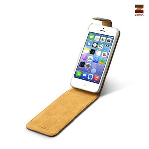 Zenus iPhone 5 / 5S Masstige Rock Vintage Folder - Dark Beige