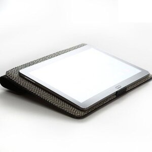 Zenus Tablet Pouch (Tot 10") Masstige Herringbone - Zwart