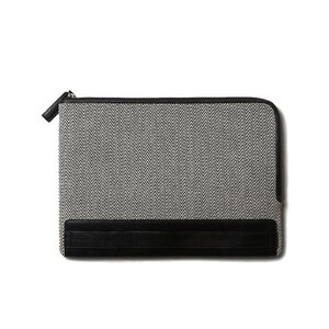 Zenus Tablet Clutch (Tot 12.2") Masstige Herringbone Clutch - Zwart