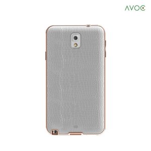 Avoc Galaxy Note 3 Bumper Solid Avoc (Gold Version) - Gold / White