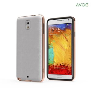 Avoc Galaxy Note 3 Bumper Solid Avoc (Gold Version) - Gold / White