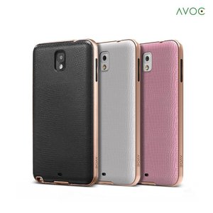 Avoc Galaxy Note 3 Bumper Solid Avoc (Gold Version) - Gold / Pink