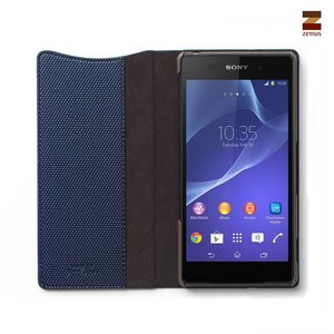 Zenus Sony Xperia Z2 Masstige Metallic Diary - Navy