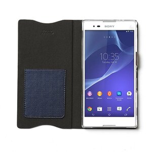 Zenus Sony Xperia T2 Ultra Metallic Diary - Navy
