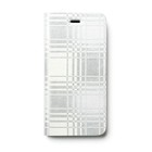 Zenus iPhone 6 Mono Check Diary -Silver