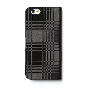 Zenus iPhone 6 Mono Check Diary -Black