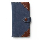 Zenus iPhone 6 Denim Oxford Diary - Deep Blue