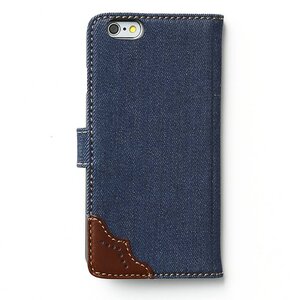 Zenus iPhone 6 Denim Oxford Diary - Deep Blue