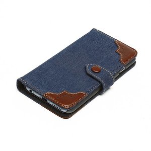 Zenus iPhone 6 Denim Oxford Diary - Deep Blue