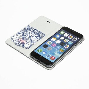 Zenus iPhone 6 Denim Paisley Diary - Blue