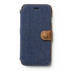 Zenus iPhone 6 Denim Vintage Pocket Diary - Deep Blue