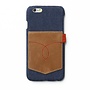 Zenus iPhone 6 Denim Vintage Pocket Bar - Deep Blue