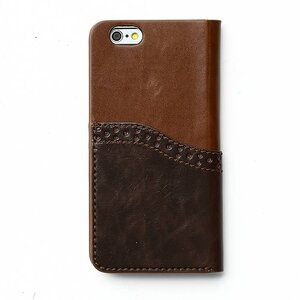 Zenus iPhone 6 Oxford Diary - Brown