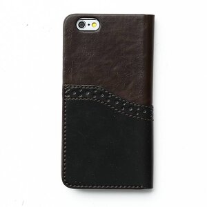 Zenus iPhone 6 Oxford Diary - Dark Brown