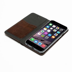 Zenus iPhone 6 Oxford Diary - Dark Brown