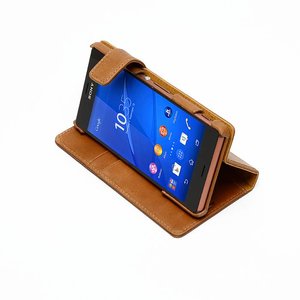 Zenus Sony Xperia Z3 Vintage Diary - Vintage Brown