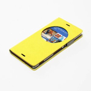 Zenus Sony Xperia Z3 Zview Dolomites Diary - Lime/Yellow