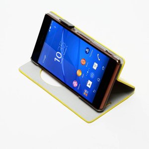 Zenus Sony Xperia Z3 Zview Dolomites Diary - Lime/Yellow