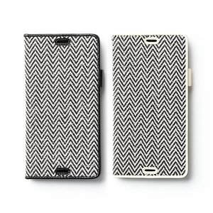 Zenus Sony Xperia Z3 Herringbone Diary - Black