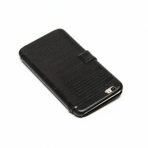 Zenus iPhone 6 Plus Lettering Diary - Black
