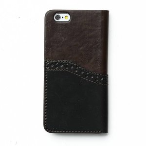 Zenus iPhone 6 Plus Oxford Diary - Dark Brown