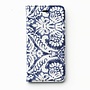 Zenus iPhone 6 Plus Denim Paisley Diary - Blue