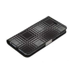 Zenus iPhone 6 Plus Mono Check Diary -Black