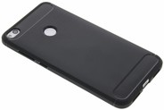 Brushed Backcover voor Huawei P8 Lite (2017) - Zwart