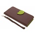 Blad Design Booktype voor Acer Liquid Z6 Plus - Bruin Blad Design Booktype voor Acer Liquid Z6 Plus - Bruin