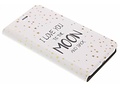 Design Hardcase Booktype voor Huawei P8 Lite (2017) - Quote