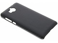 Carbon Hardcase Backcover voor Huawei Y6 (2017) - Zwart